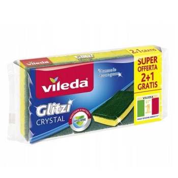 Vileda 3szt zmywak żółty do naczyń HURTOWNIA 360 sztuk